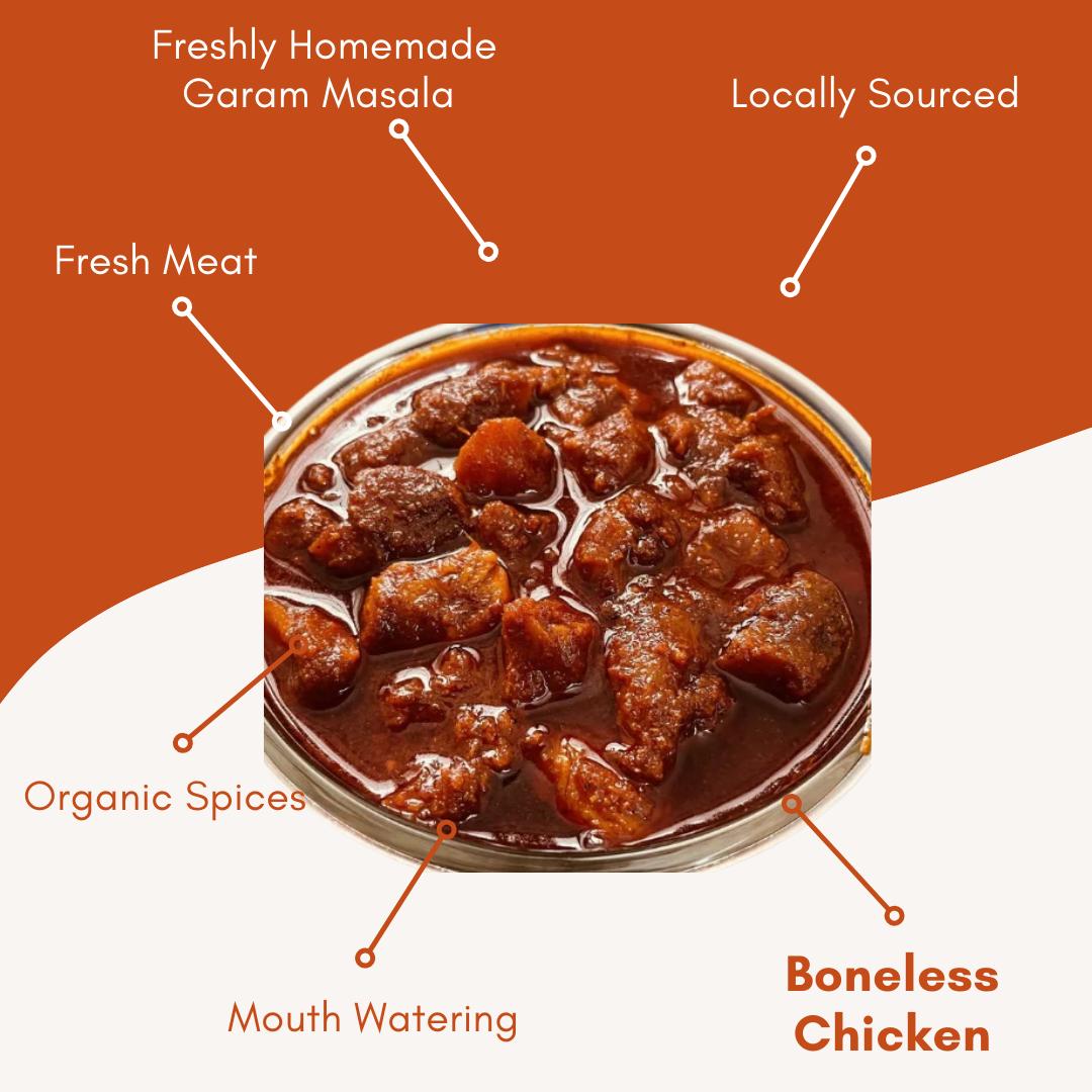 Andhra Chicken Pickle (Boneless)