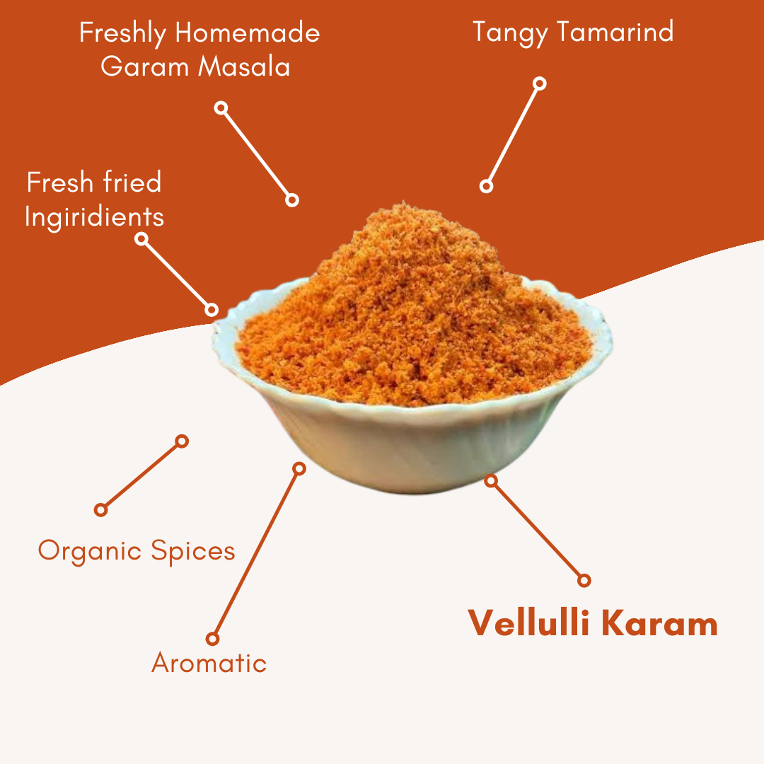 Vellulli Karam Podi (Garlic)